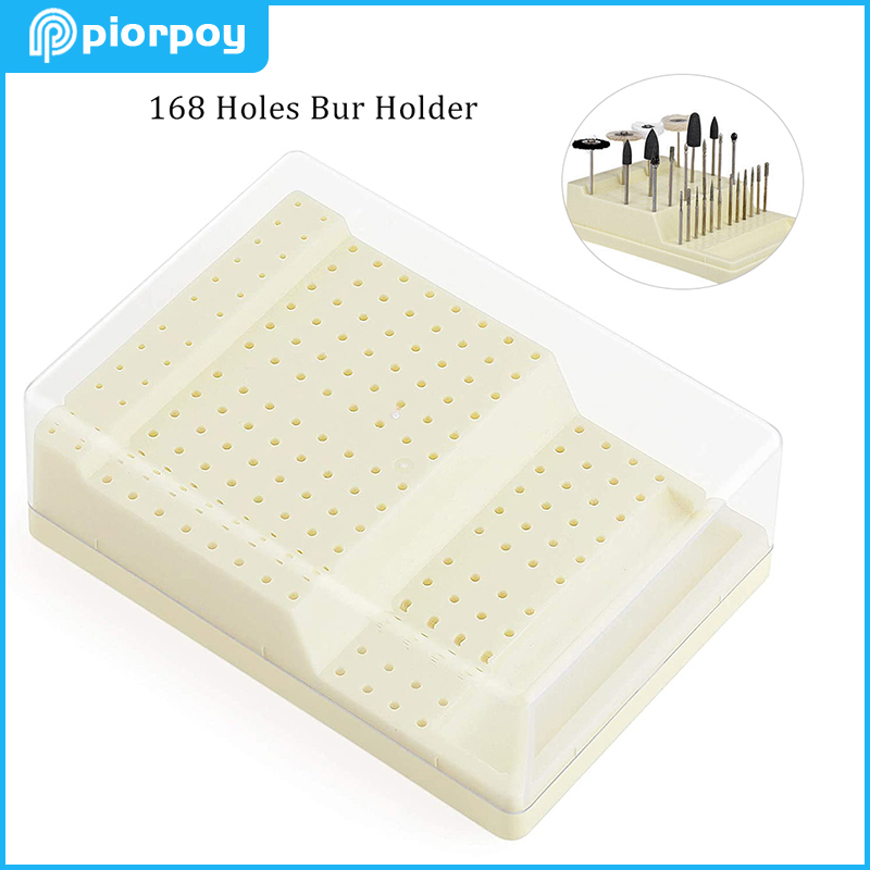 Tech Accessories Box - Plastic Dental Burs Holder Dentistry Nail