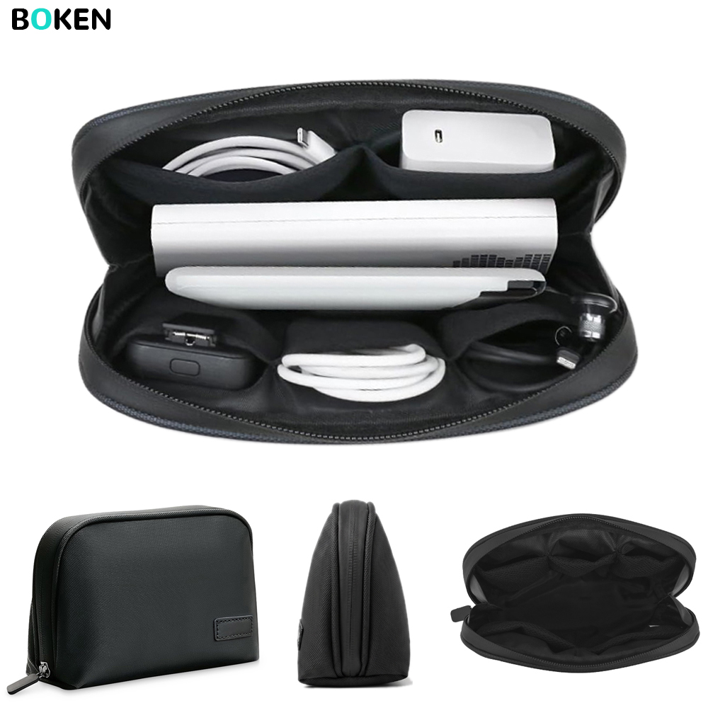 Tech Accessories For Home Office - Lightweight Water Resistant Tech Pouch,Portable Electronic