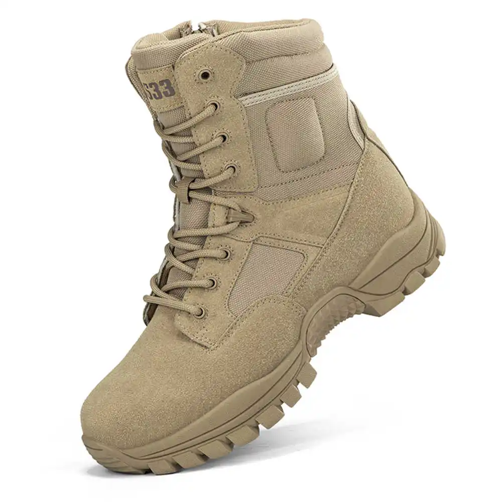 Top Tech Accessories - Nonslip Genuine Leather Hiking Boots Designer
