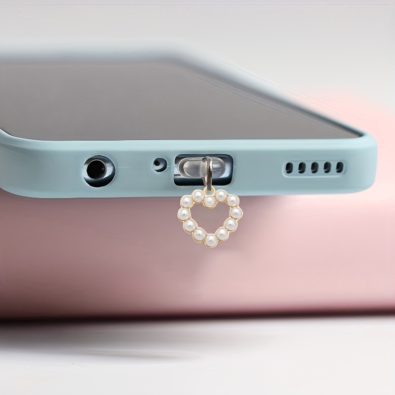 Mobile Tech Accessories - Heart design Dust Plug Accessories USB