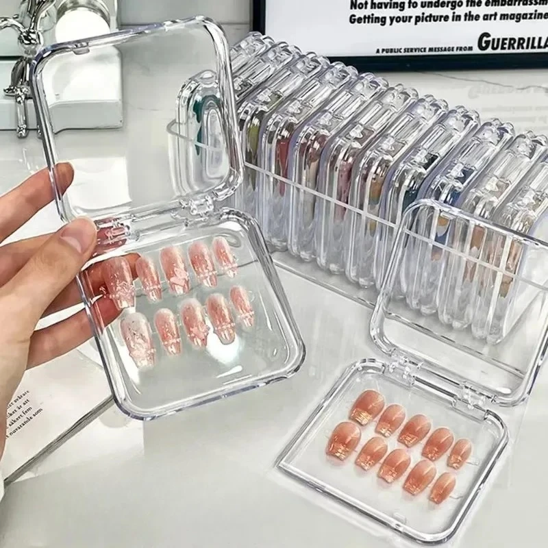 Tech Accessories Box - 10PCS Press-On Nail Storage Acrylic Boxes