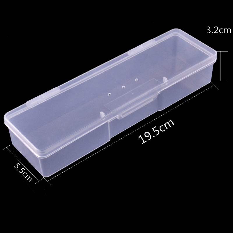 Tech Accessories Box - 1 Piece Clear Empty Nail Art