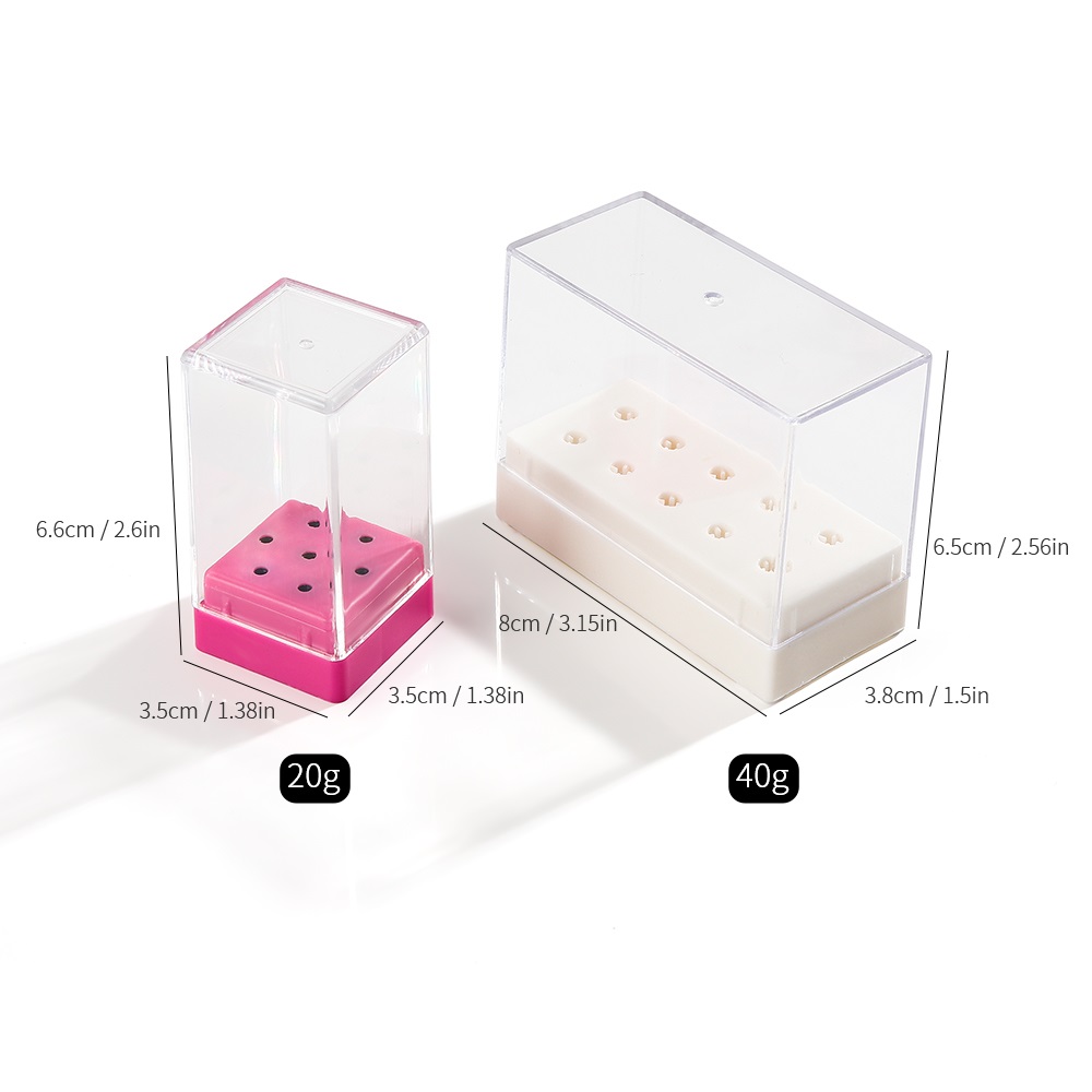 7 /10 Holes Nail Art Bit Stora - Tech Accessories Box ulasan dan harga