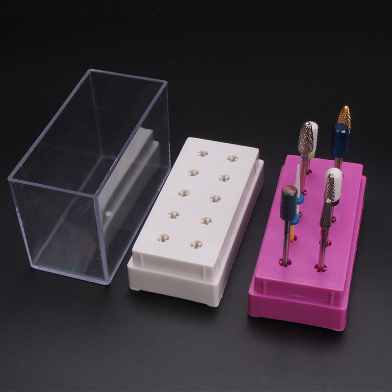 7 /10 Holes Nail Art Bit Stora - Tech Accessories Box ulasan dan harga