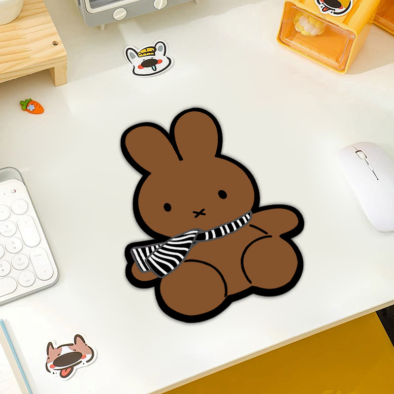 Miffy Mouse Pad Kawaii Cartoon - Tech Accessories For Home Office ulasan dan harga