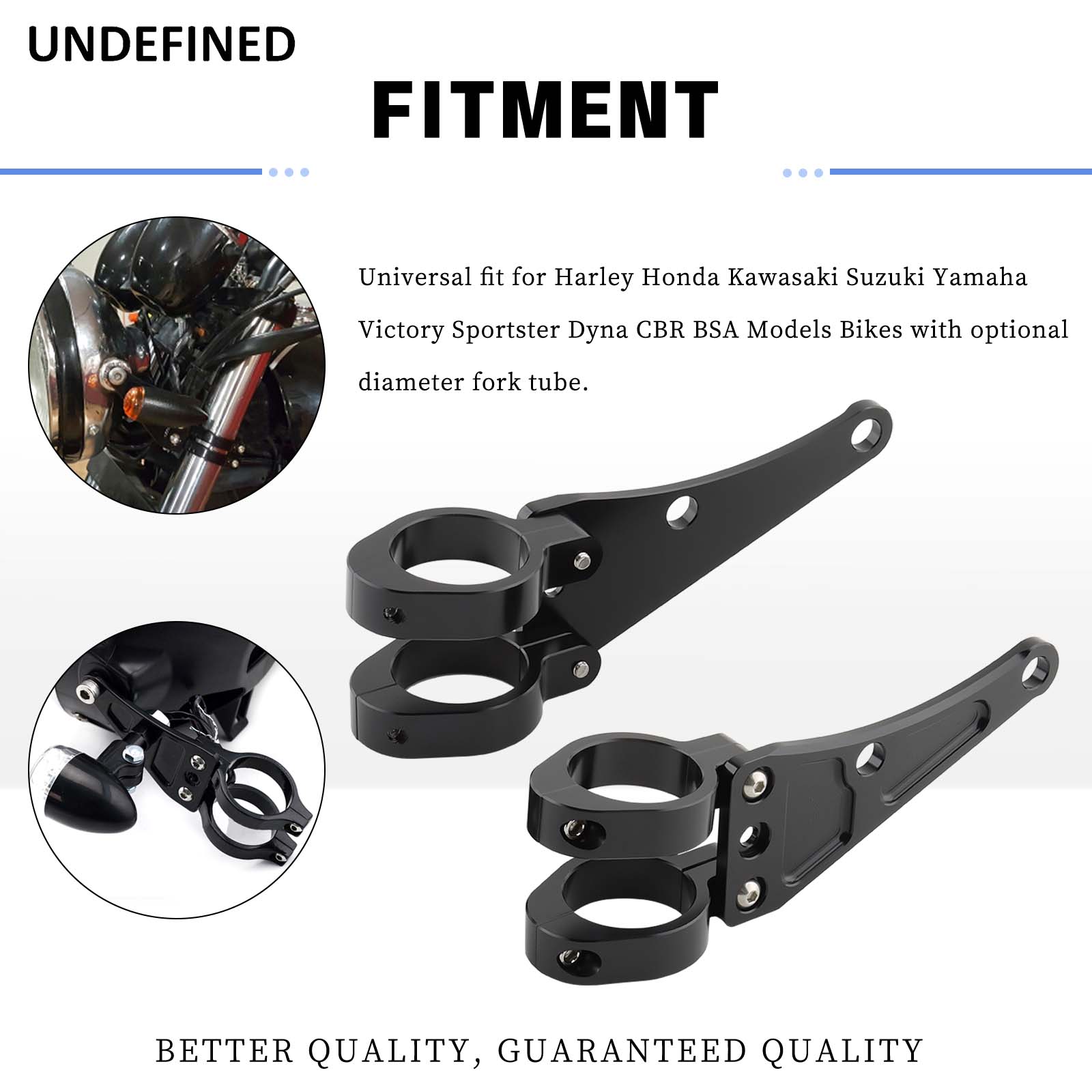 33mm-58mm Headlight Bracket Mo - Tech Q ulasan dan harga