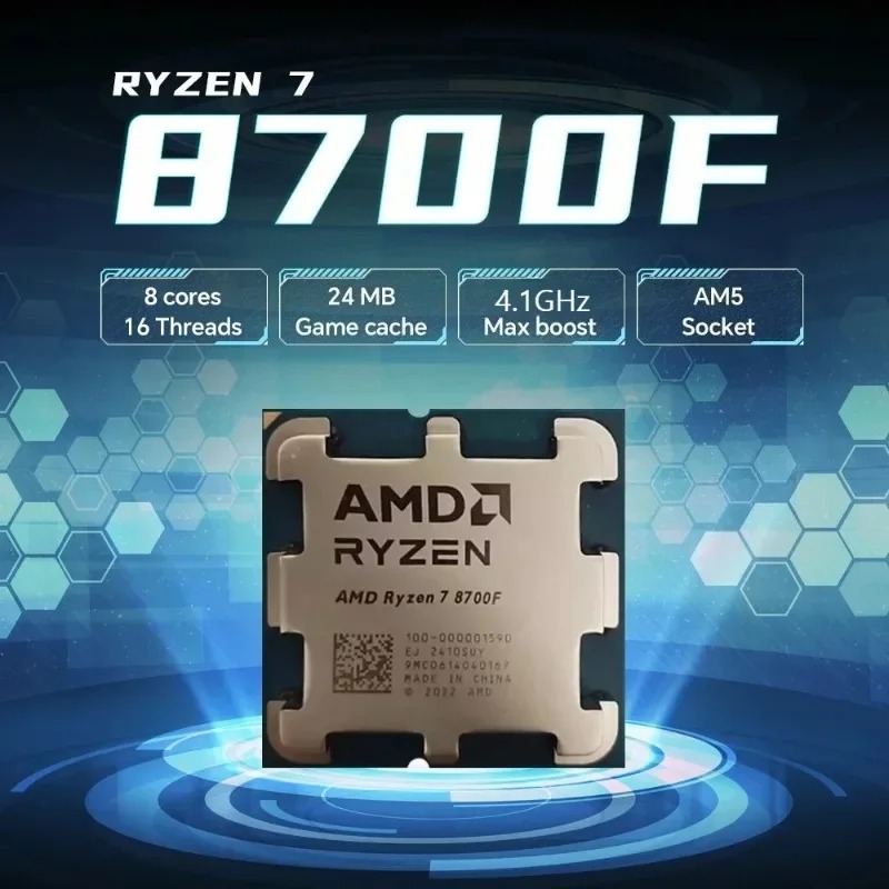 AMD Ryzen 7 8700F Original Bra - Amd Cpu Ryzen 7 ulasan dan harga