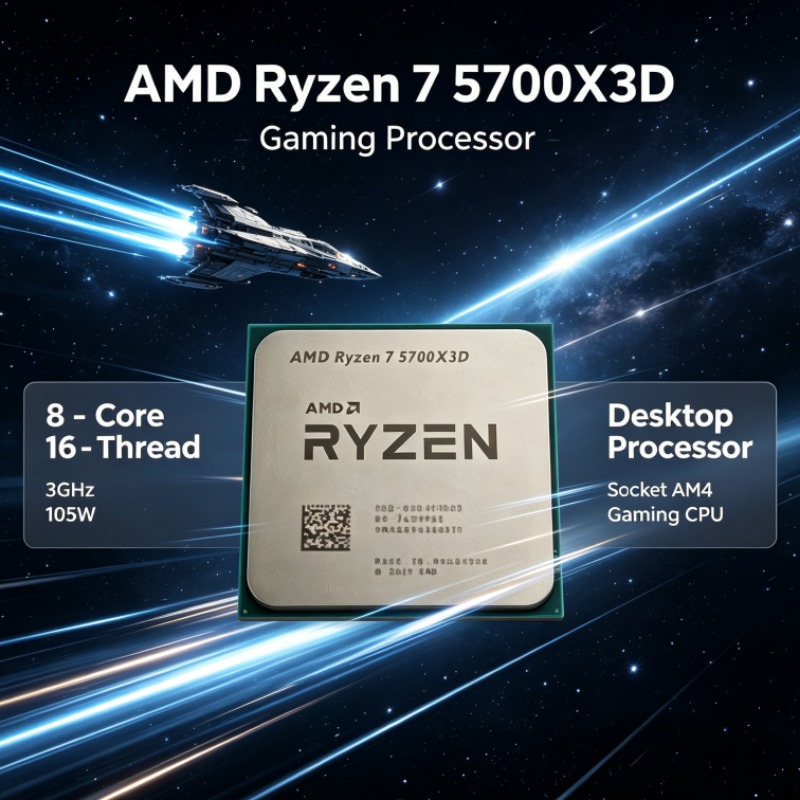 Ryzen 7 5700X3D AMD Socket AM4 - Amd Cpu Ryzen 7 ulasan dan harga