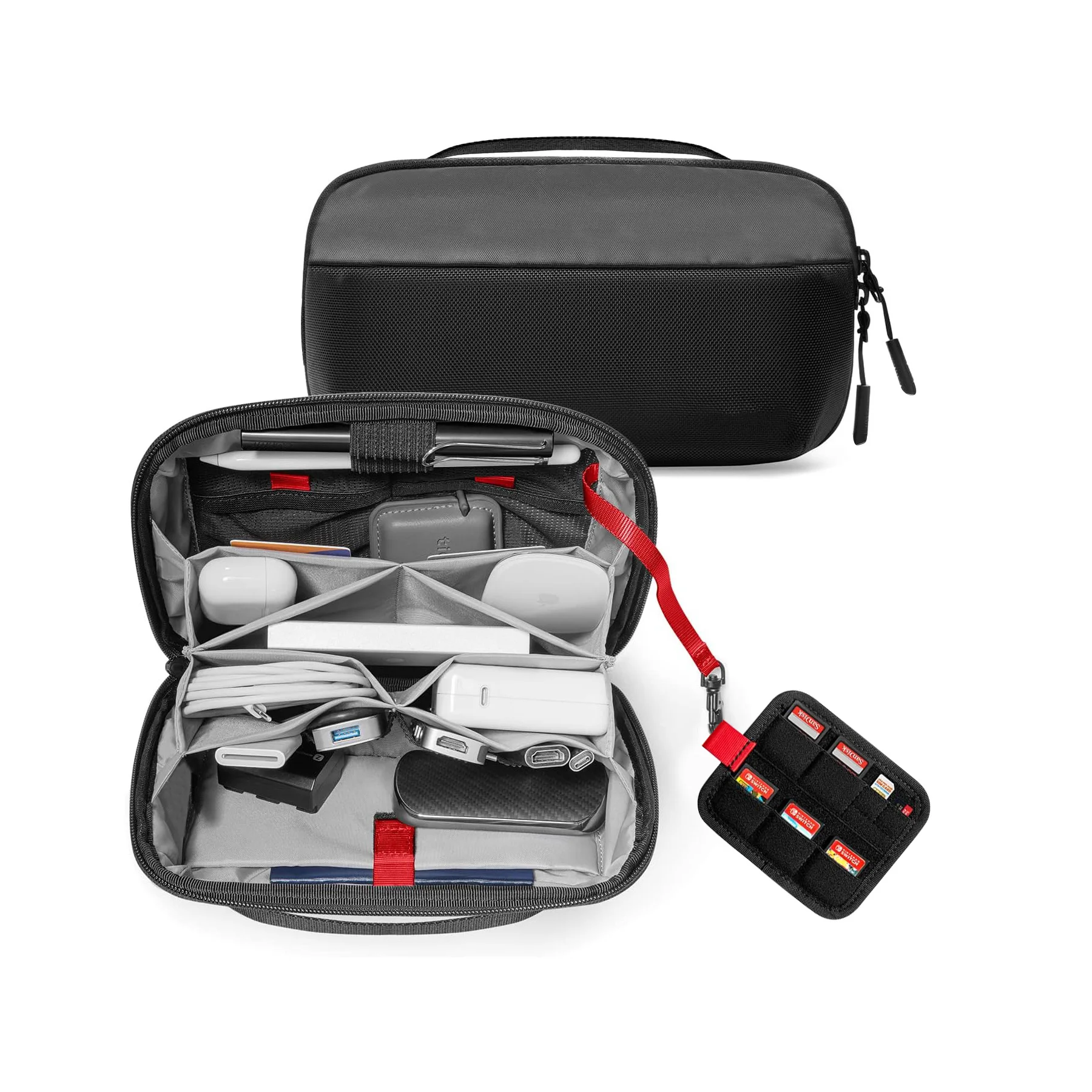 Travel Tech Organizer Pouch, W - Tech Accessories Box ulasan dan harga
