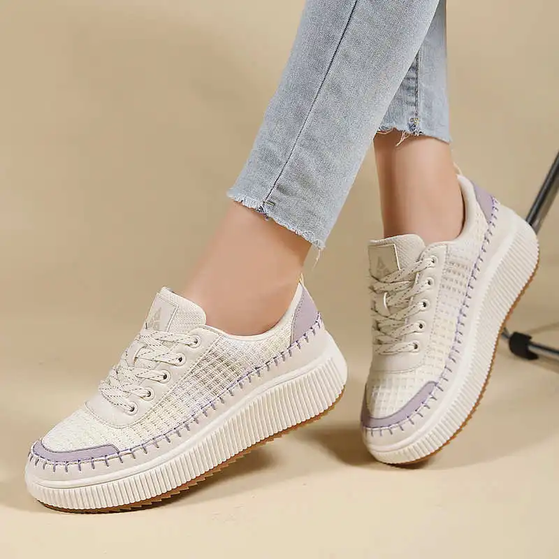 Brown Shoes Woman Flats Autumn - Tech Accessories For Home Office ulasan dan harga