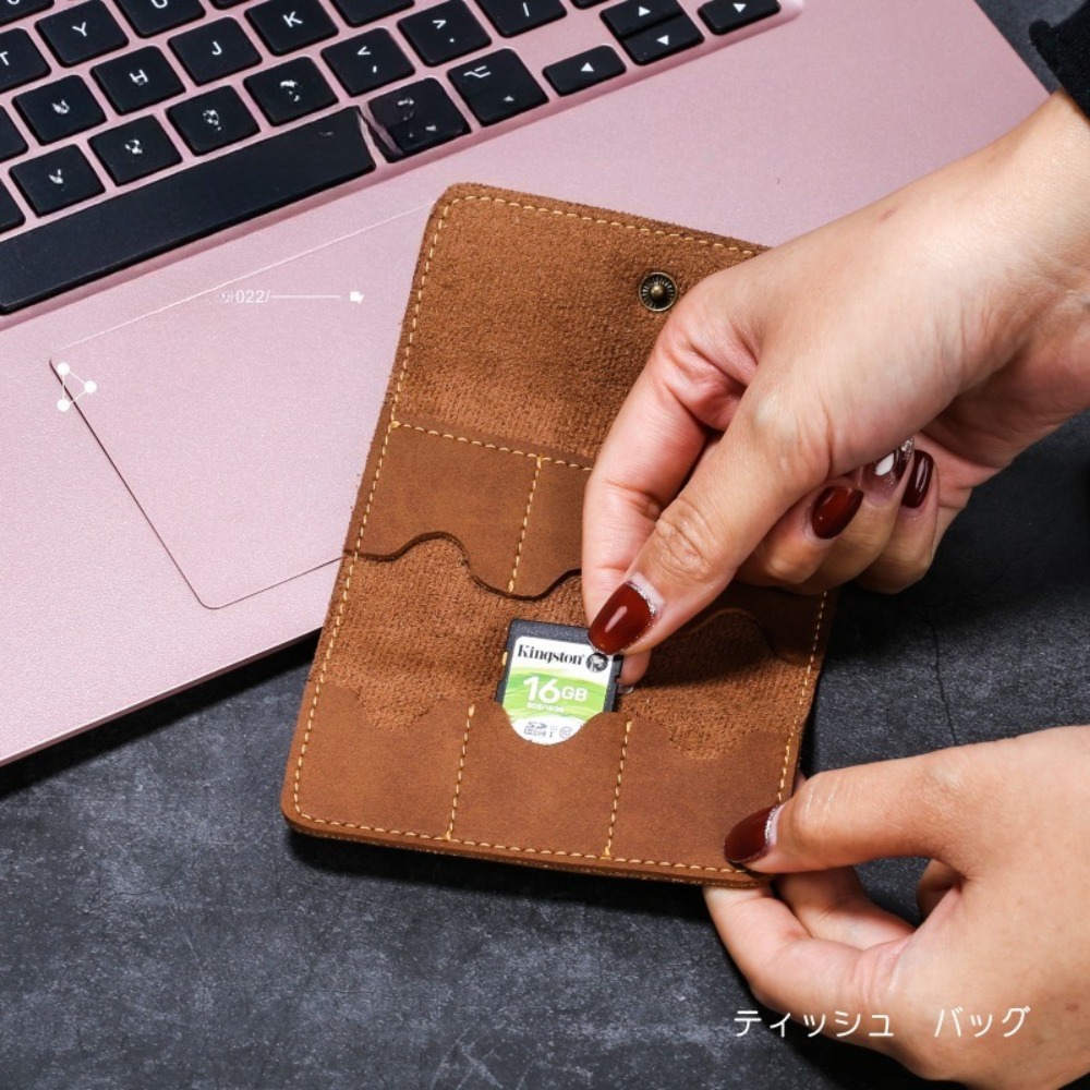 Memory Card Case Pu Leather Mu - Mobile Tech Accessories ulasan dan harga