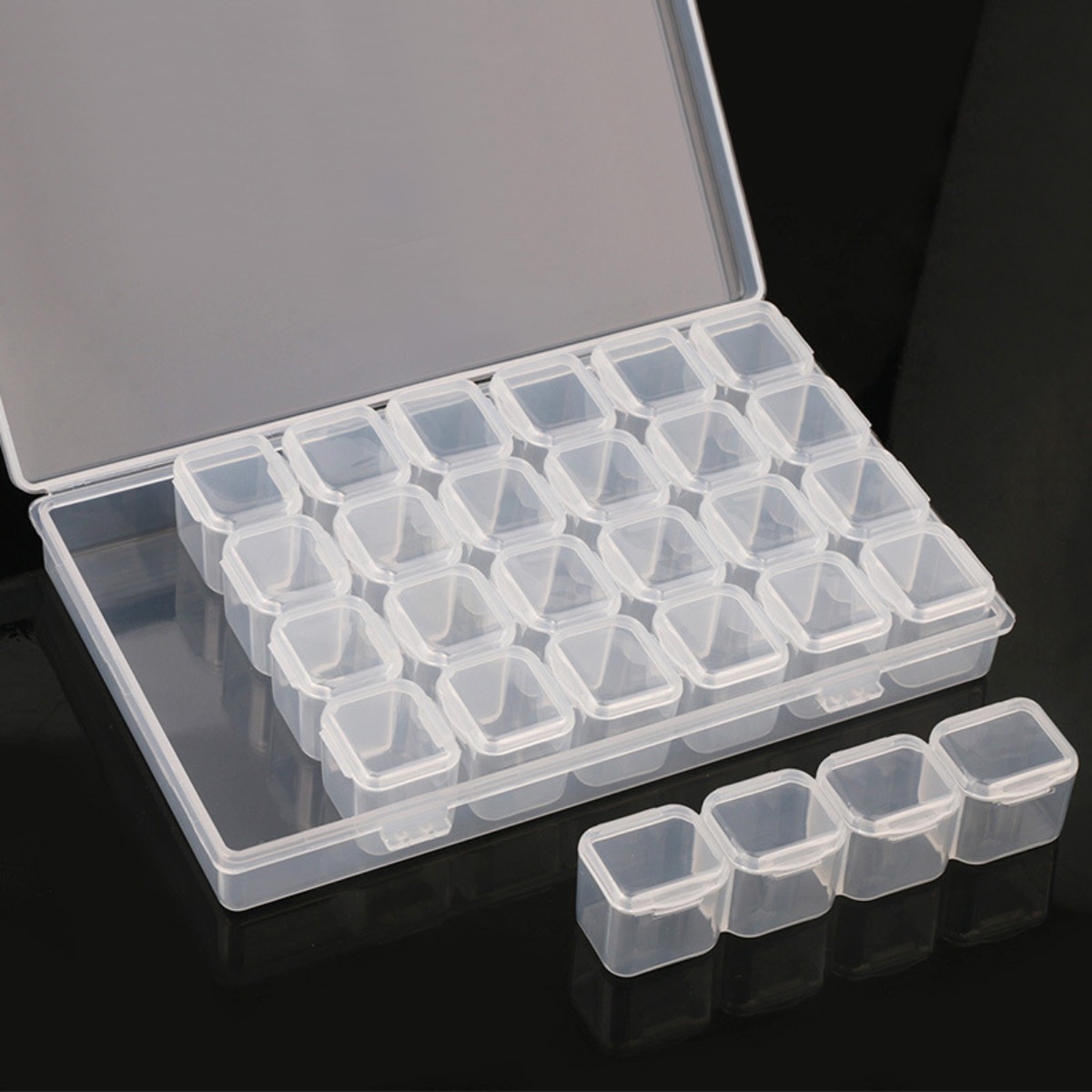 28 Girds Adjustable Plastic St - Tech Accessories Box ulasan dan harga