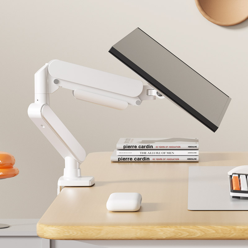 White Single Monitor Arm Desk  - Monitor Arm Single ulasan dan harga
