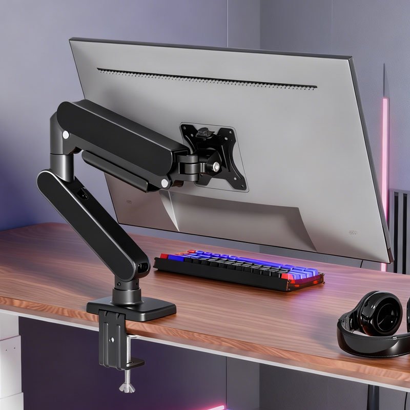 White Single Monitor Arm Desk  - Monitor Arm Single ulasan dan harga