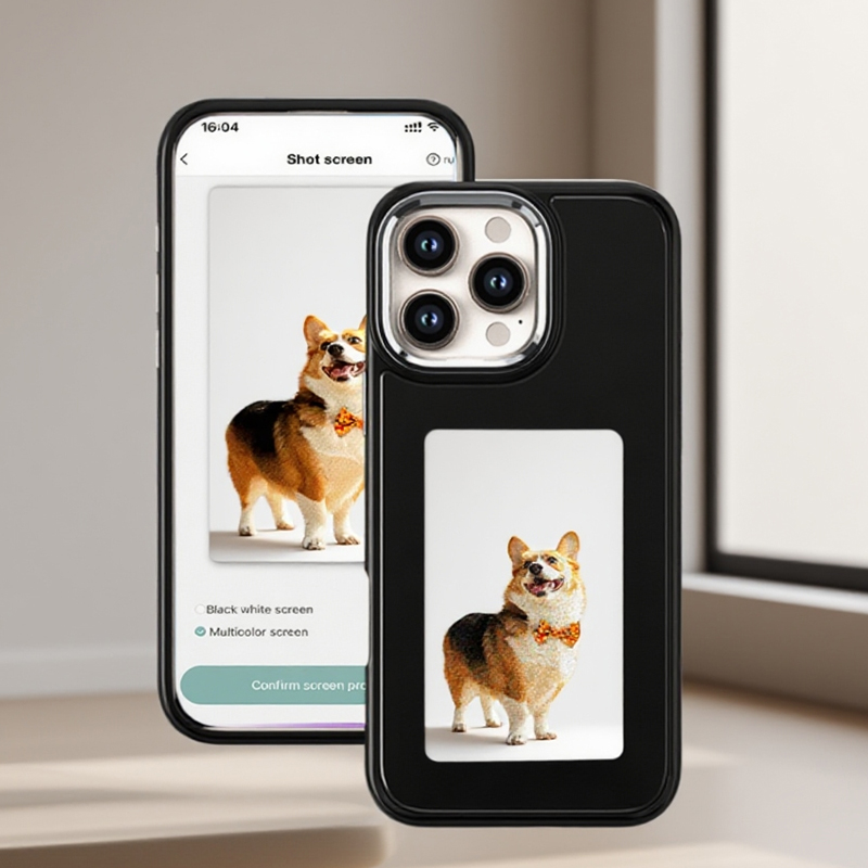 DIY E-Ink Screen Phone Case NF - Tech Computer Accessories ulasan dan harga