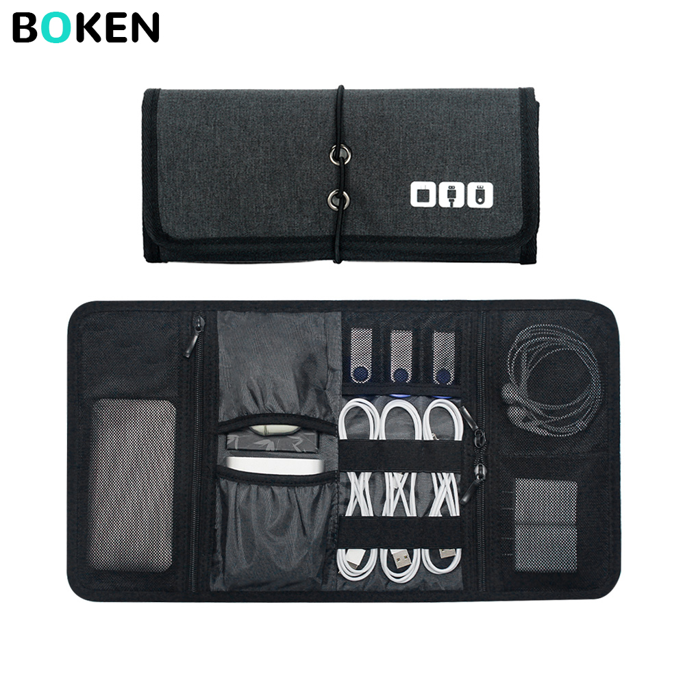 Tech Organizer Bag Cable Stora - Tech Accessories For Home Office ulasan dan harga