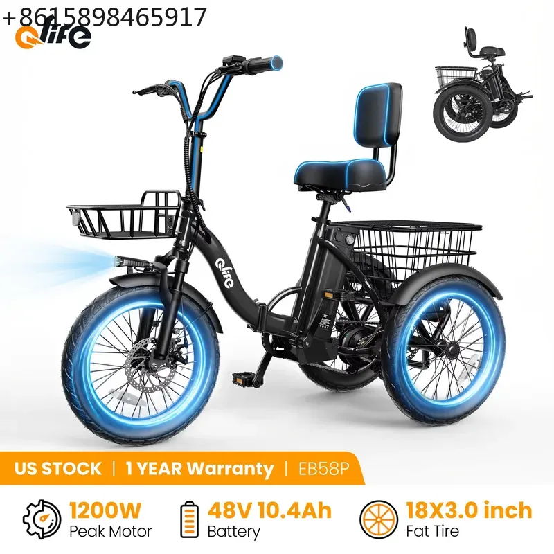 Qlife Triker 2.0 Folding Elect - Tech Q ulasan dan harga