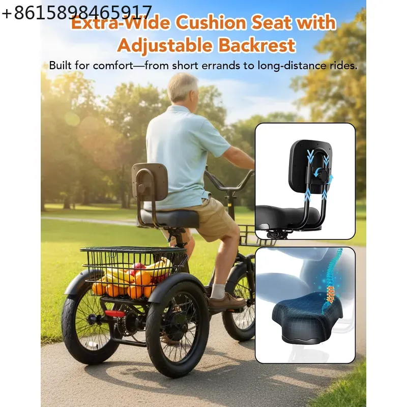 Qlife Triker 2.0 Folding Elect - Tech Q ulasan dan harga