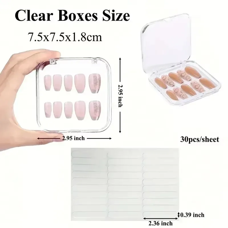 10PCS Press-On Nail Storage Ac - Tech Accessories Box ulasan dan harga