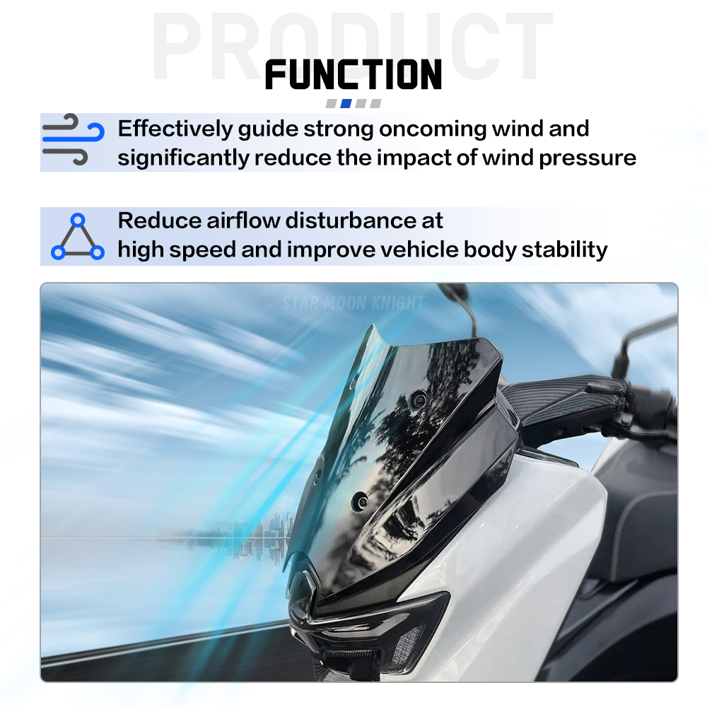Motorcycle Windshield For Yama - Nmax Tech Max Accessories ulasan dan harga