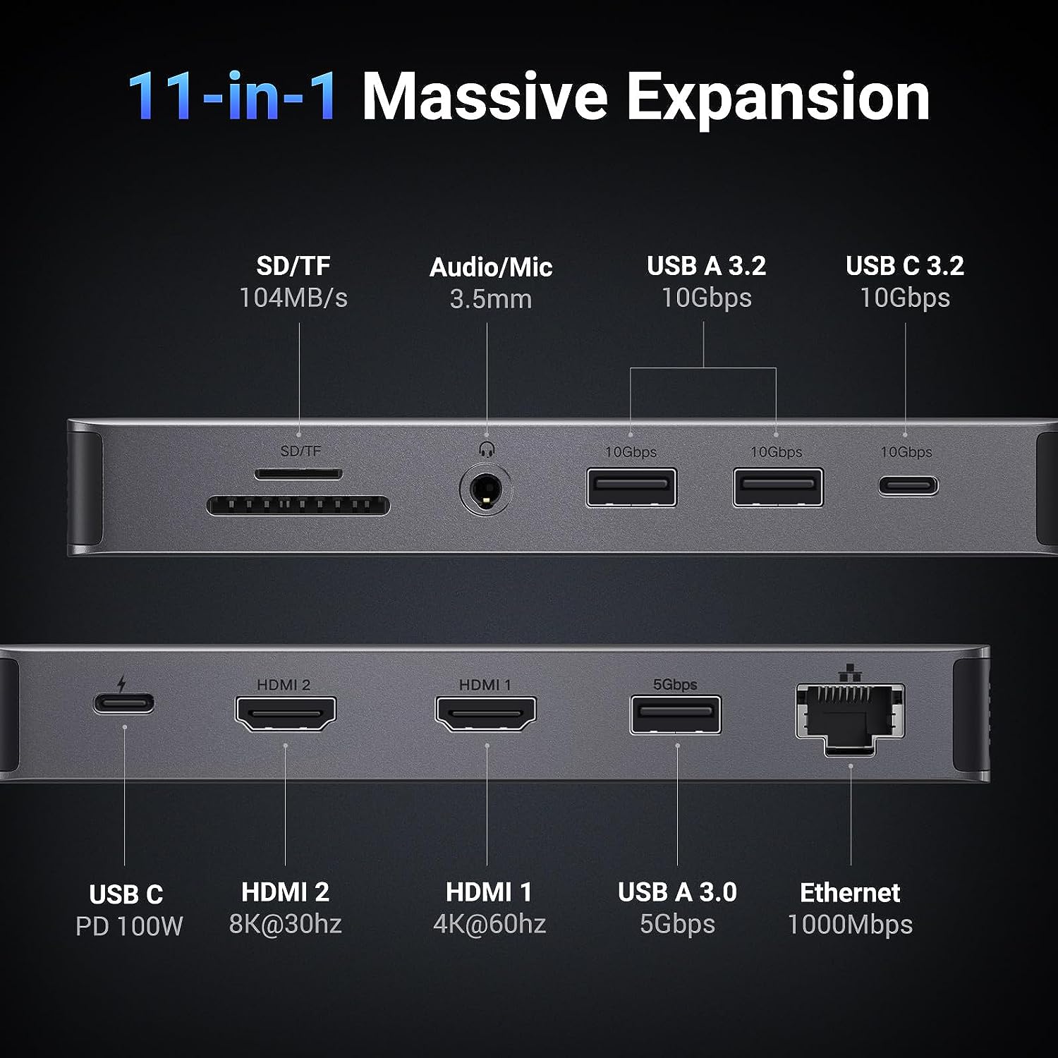 UGREEN Revodok Pro 211 Laptop  - Usb C To Hdmi ulasan dan harga