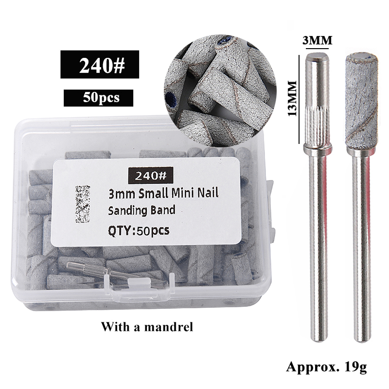50pcs/box 3mm Mini Sanding Ban - Tech Accessories Box ulasan dan harga