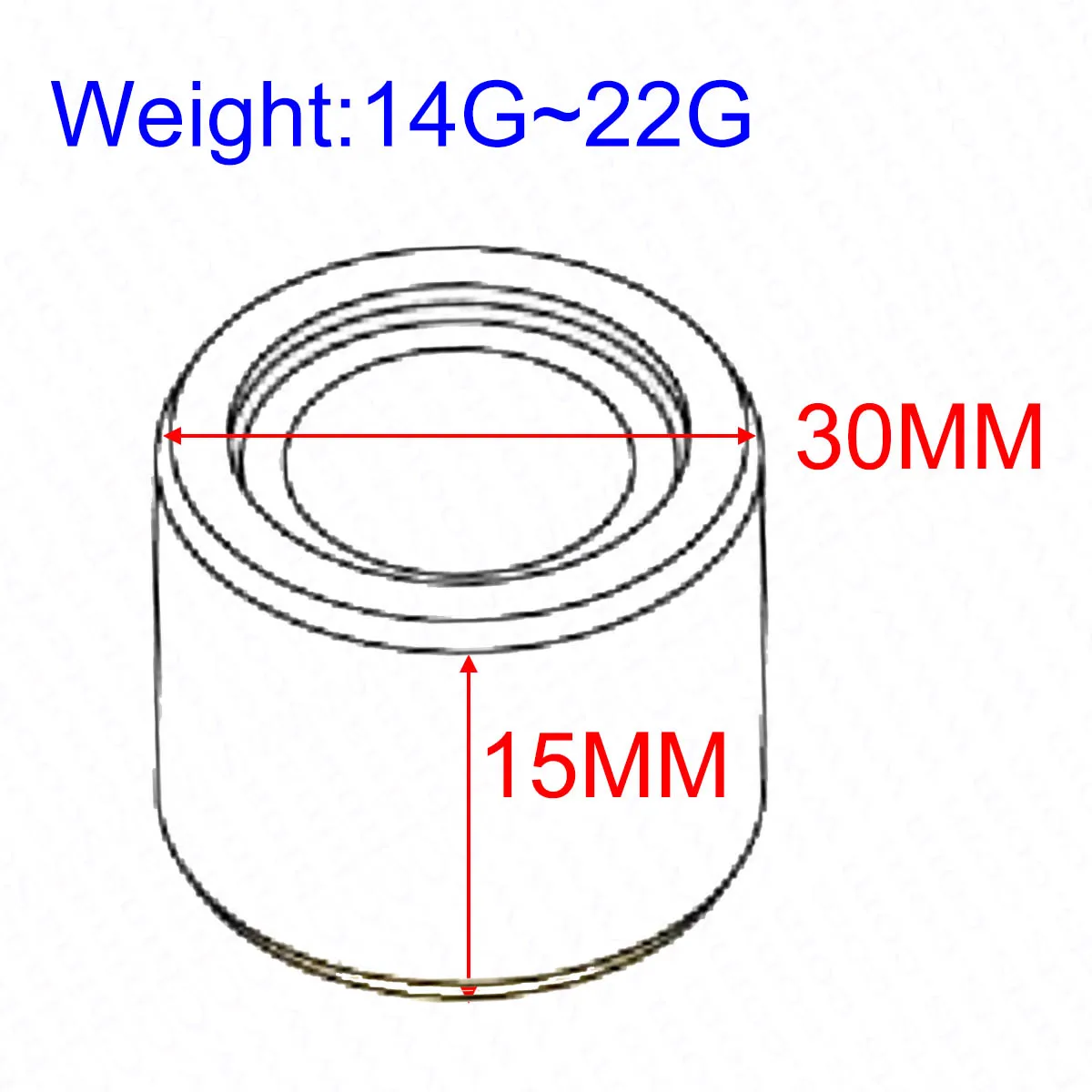 30X15 14G 16G 18G Variator Rol - Tech Q ulasan dan harga